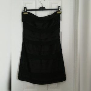 Black Suzy Shier Strapless Tube Dress